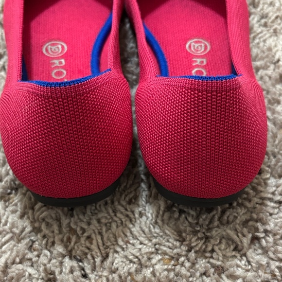 Rothy's Vibrant Pink Women's Flats - Picture 4 of 5